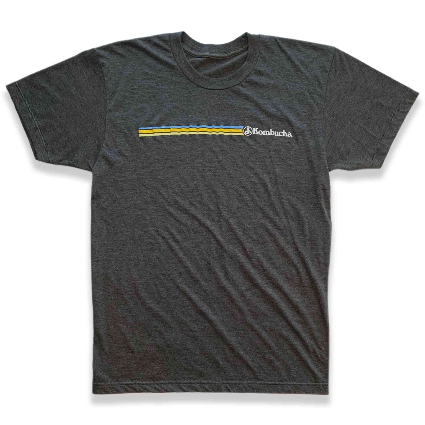 J's Kombucha - striped t-shirt